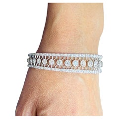 Edwardianisches Diamant-Platin-Armband von Tiffany & Co