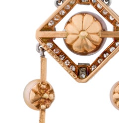 Tiffany & Co. Edwardian Natural Pearl and Sapphire Necklace