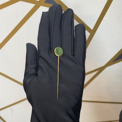 Tiffany & Co. Egyptian Revival Jade Stick Pin