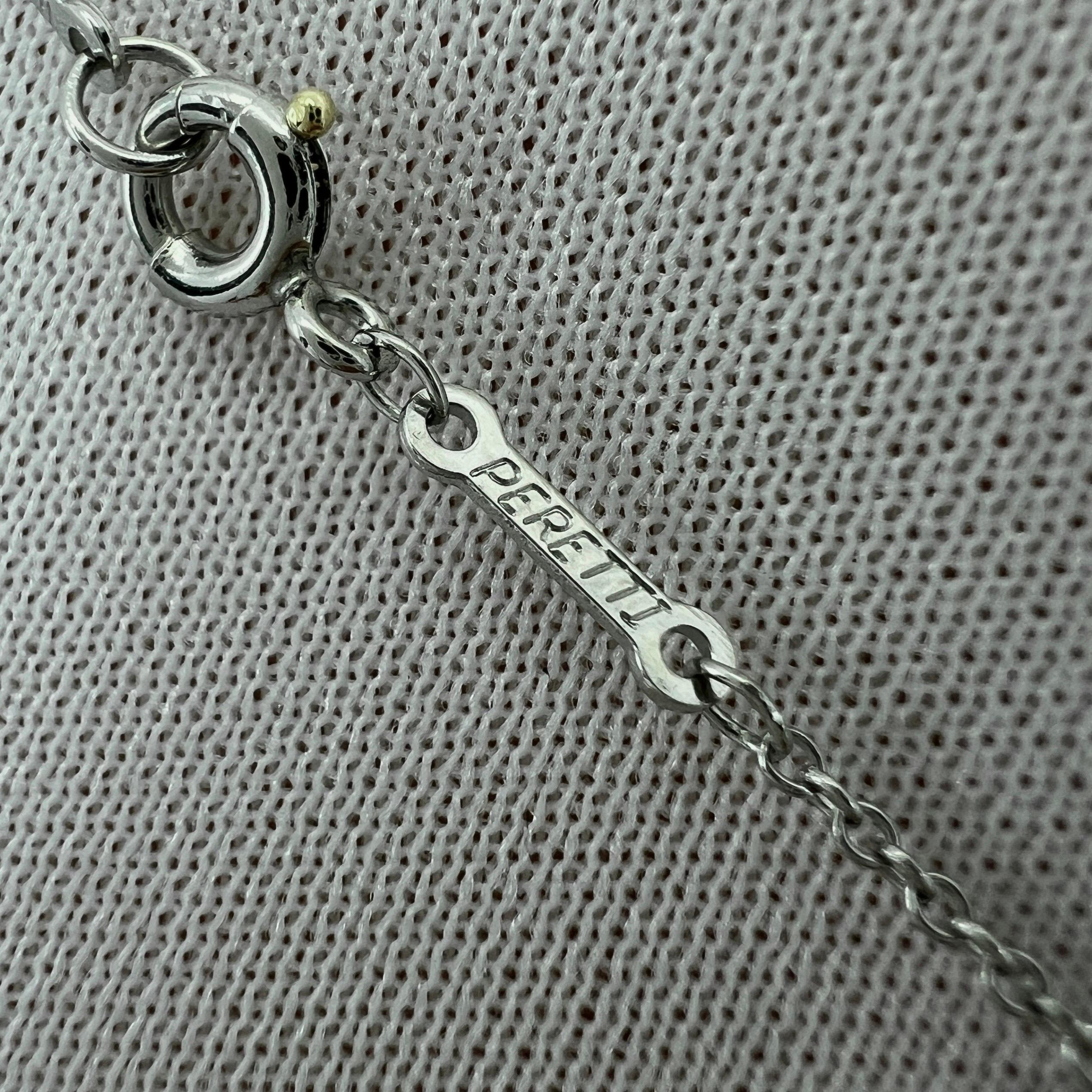 Tiffany & Co. Elsa Peretti 0.17ct Diamond By The Yard Platinum Pendant Necklace 3