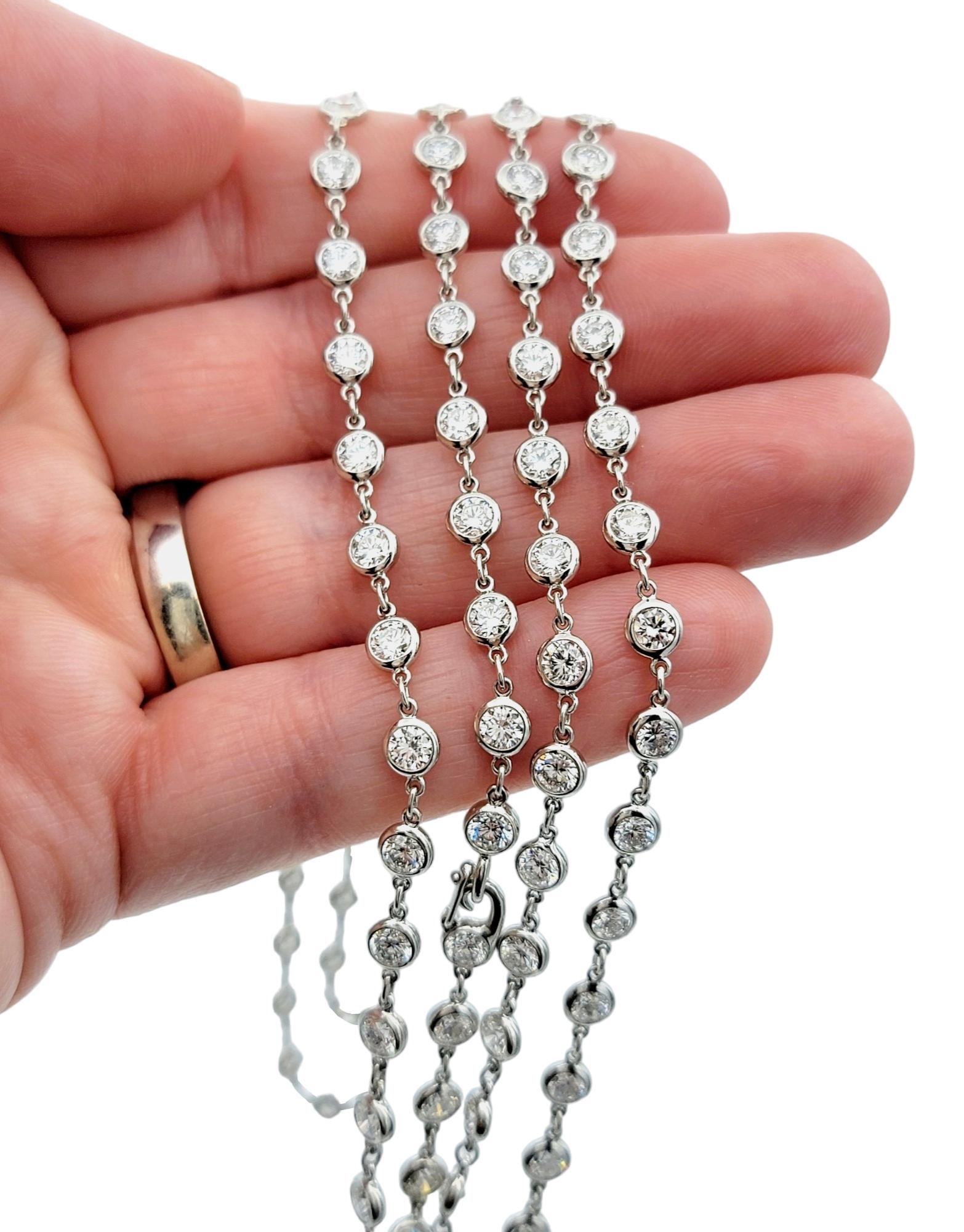 Tiffany & Co. Elsa Peretti 15.25 Carat 'Diamonds By The Yard' Necklace, 38