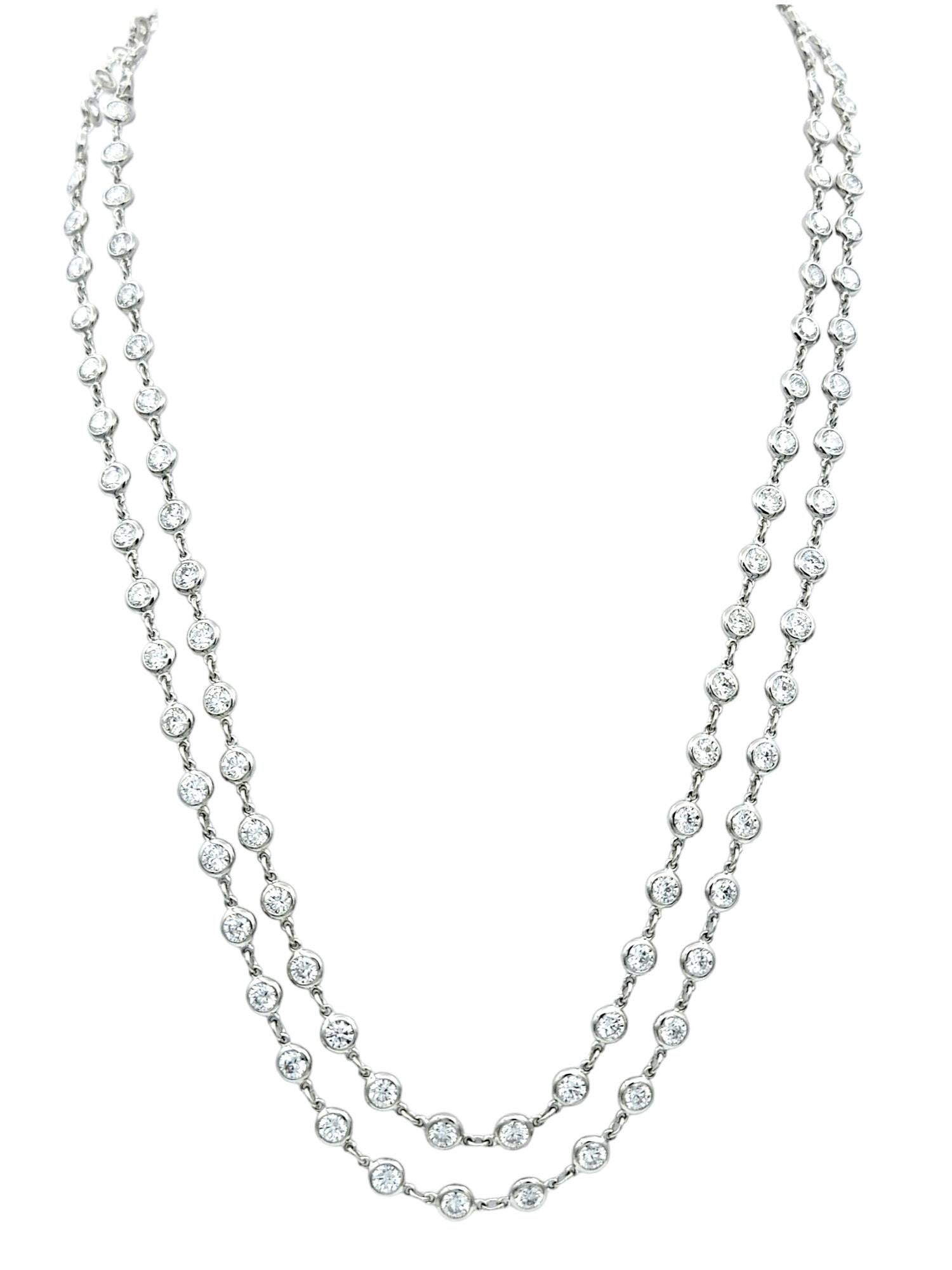 Tiffany & Co. Elsa Peretti, collier « Diamonds By The Yard » de 15,25 carats, 38