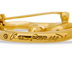 Tiffany & Co. Elsa Peretti 18 Karat Yellow Apple Pin Brooch