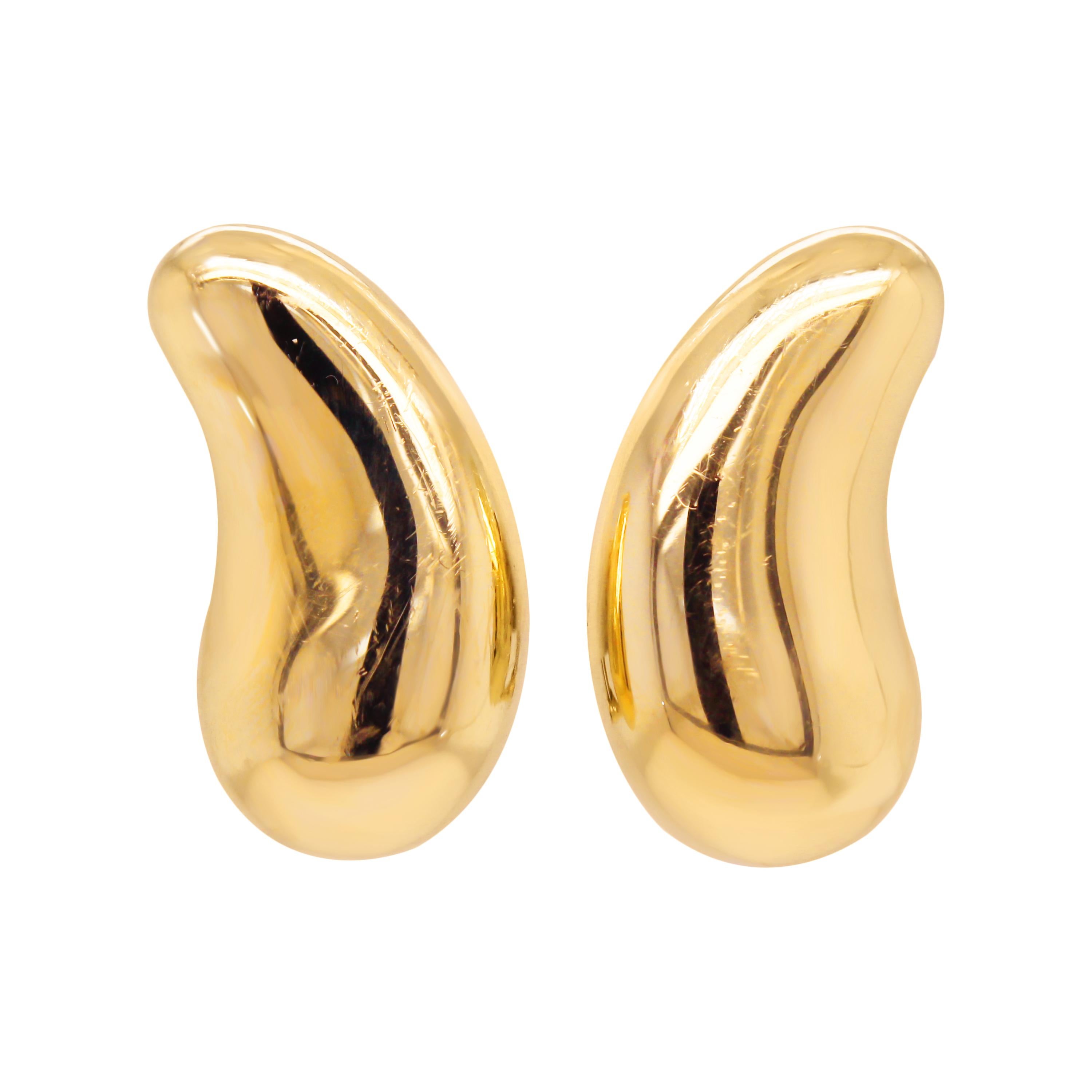 elsa peretti bean earrings