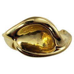 Vintage Tiffany & Co Elsa Peretti 18 Karat Yellow Gold Calla Lily Ring
