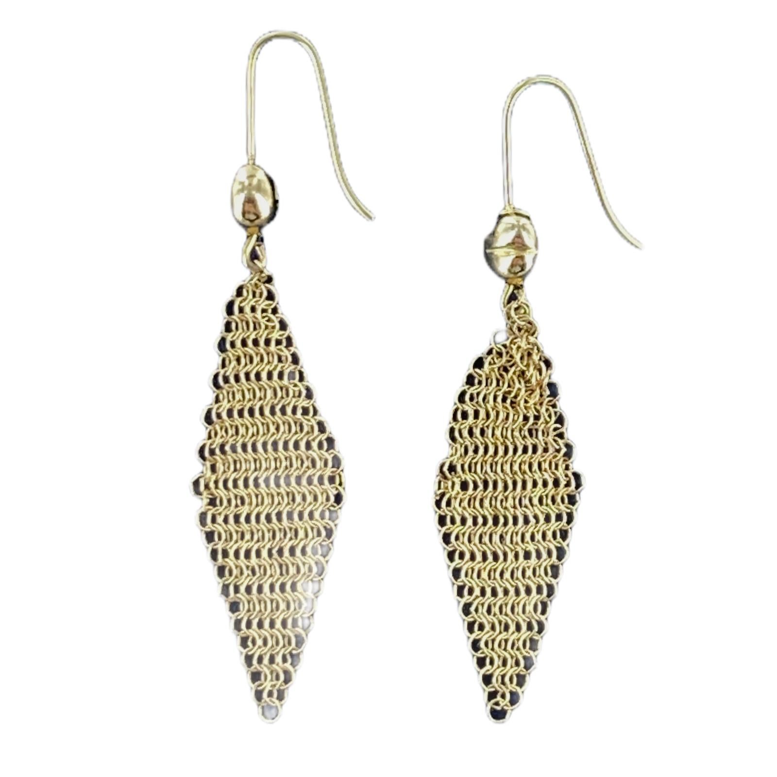 tiffany elsa peretti mesh earrings