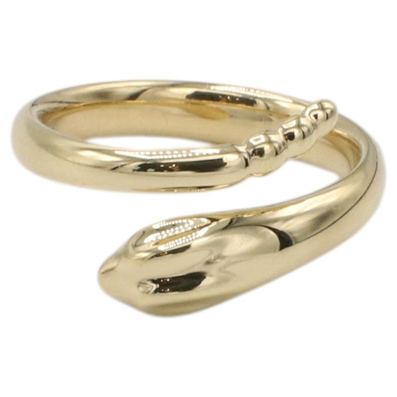 Tiffany & Co. Elsa Peretti Ring aus 18-karätigem Gelbgold mit Schlangenmotiv