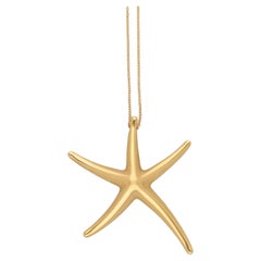 Tiffany & Co. Elsa Peretti, collier étoile de mer en or jaune 18 carats