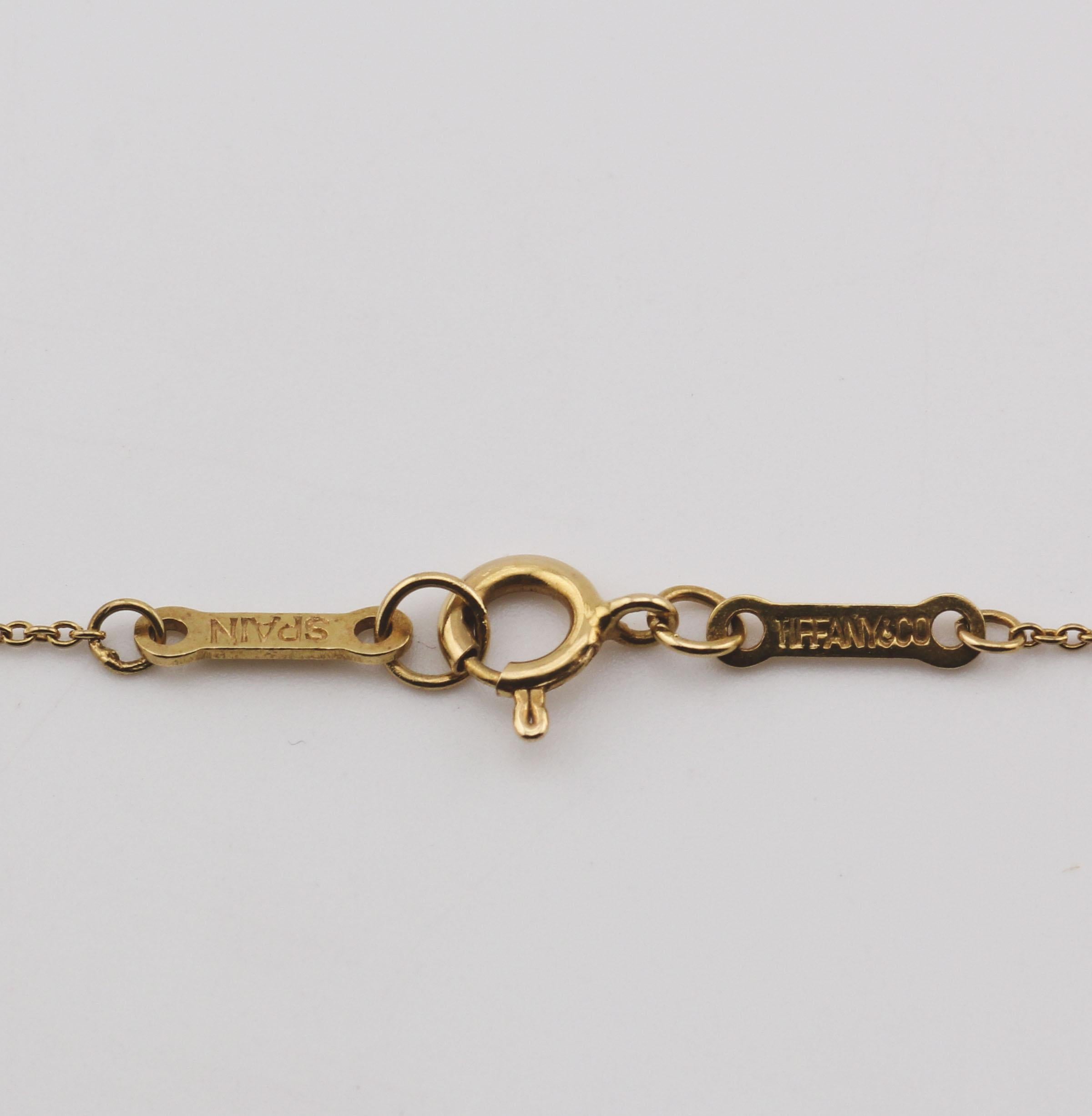 Women's or Men's Tiffany & Co. Elsa Peretti 18K Gold 12mm Small Star of David Pendant Necklace