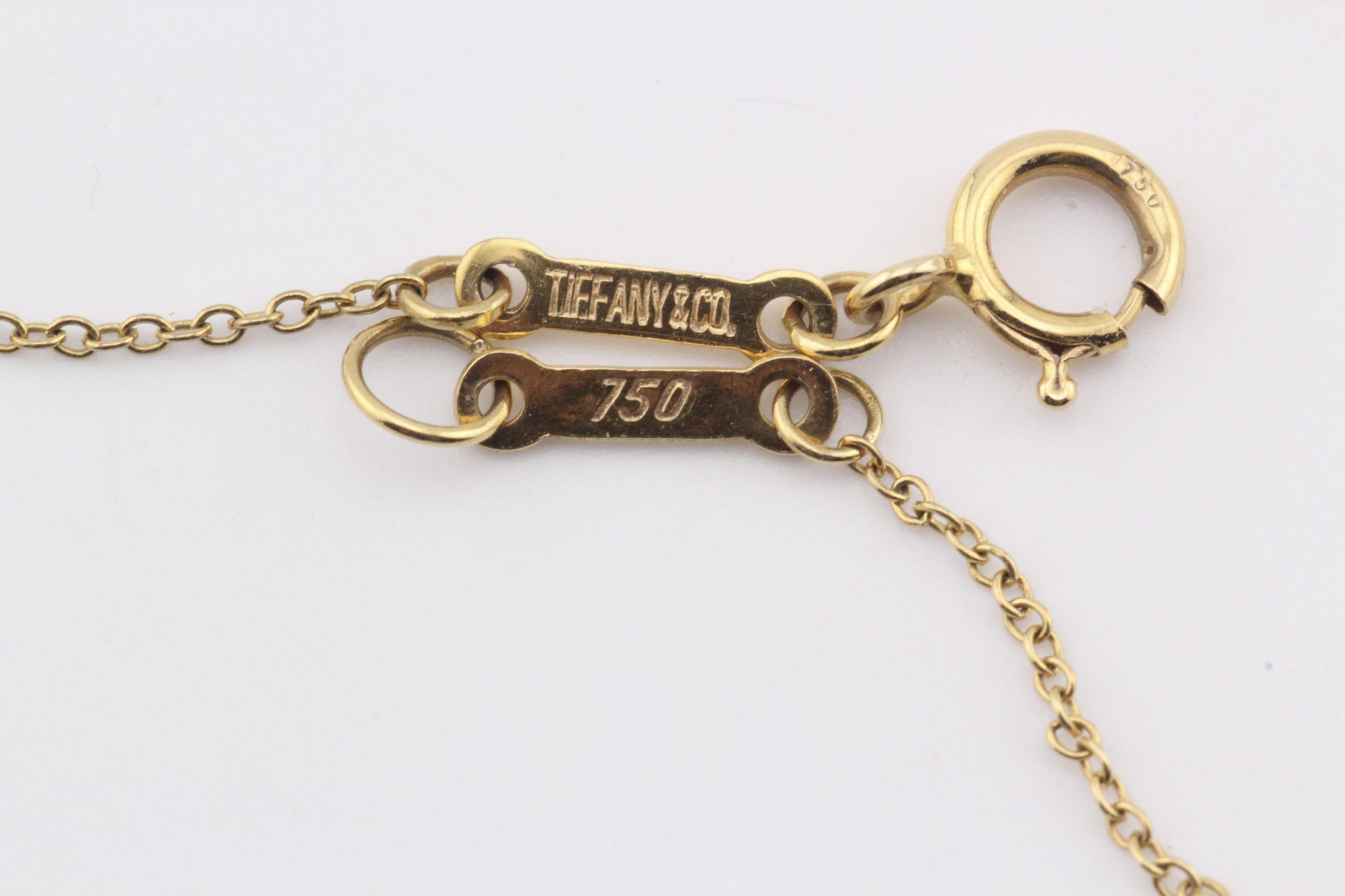 Women's or Men's Tiffany & Co. Elsa Peretti 18K Gold 12mm Small Star of David Pendant Necklace