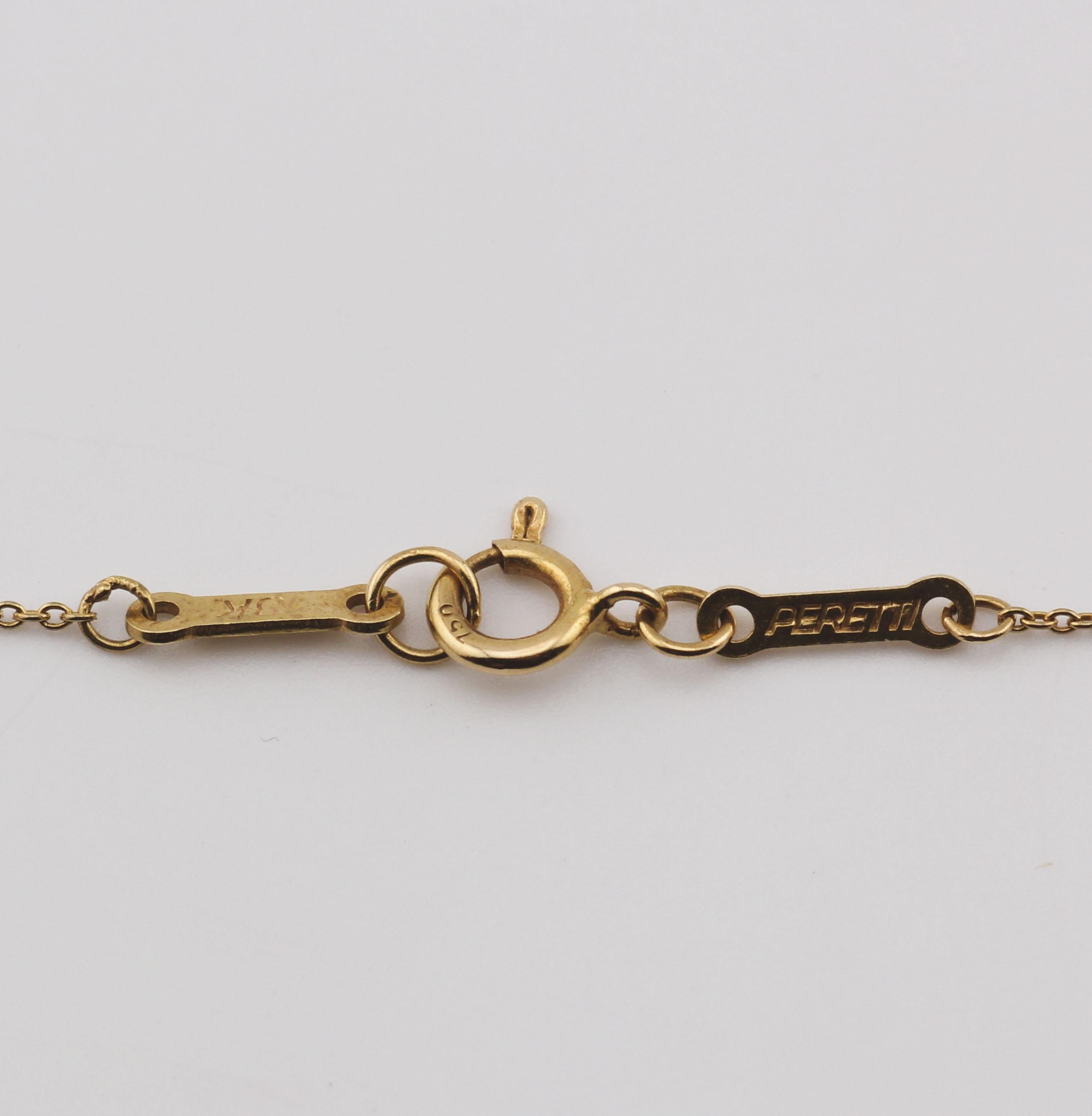 Tiffany & Co. Elsa Peretti 18K Gold 12mm Small Star of David Pendant Necklace 1