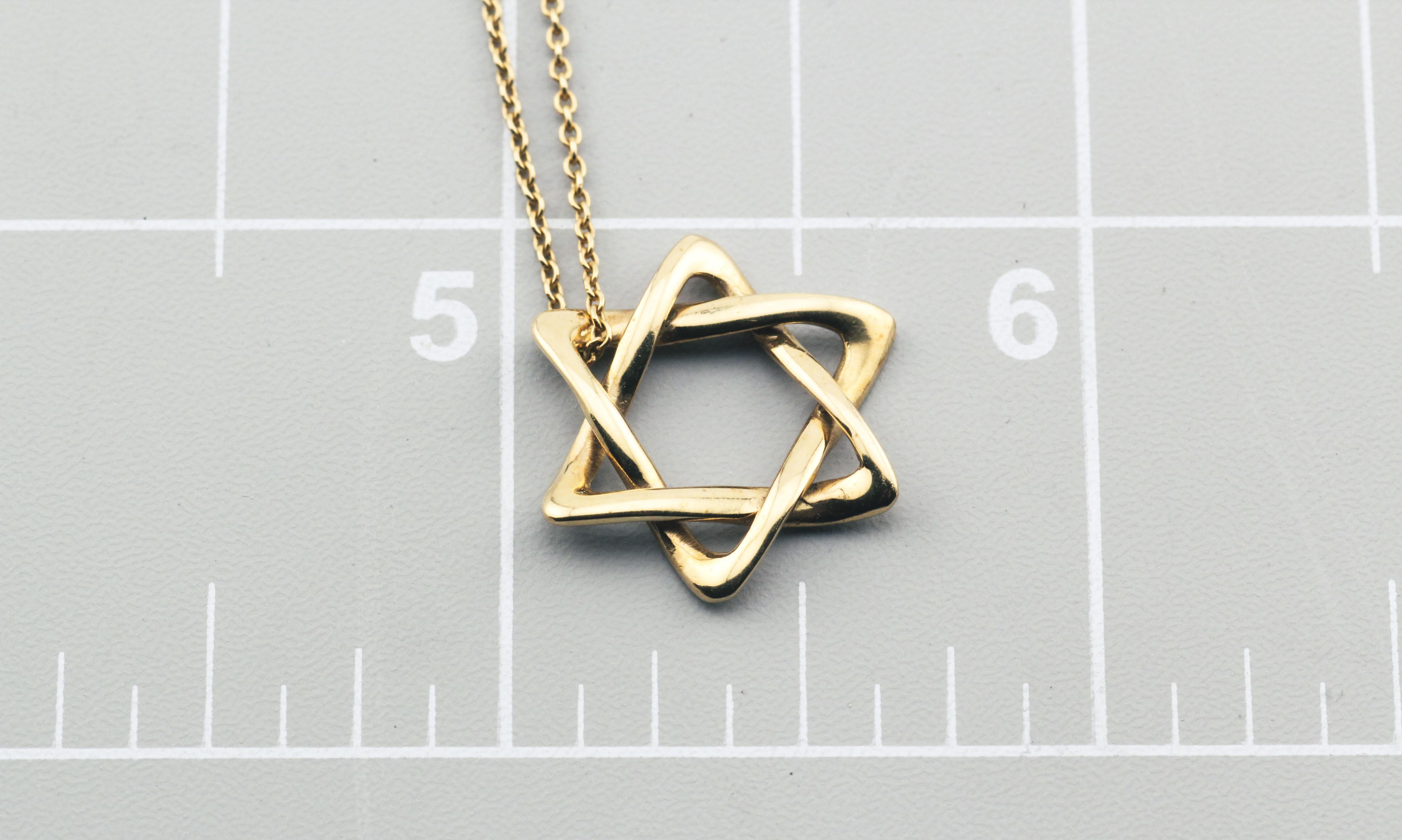 star of david necklace tiffany