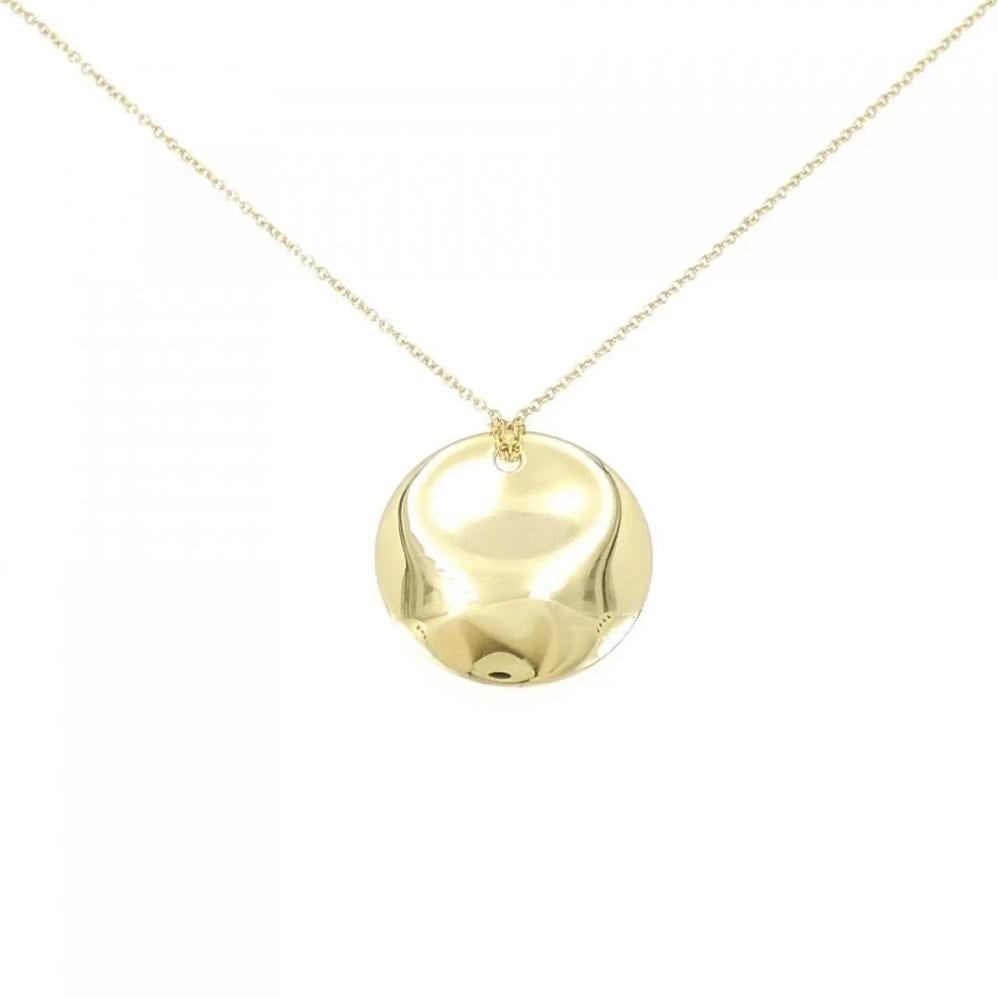 TIFFANY & Co. Elsa Peretti 18K Gold 24mm Round Pendant Necklace

Metal: 18K Yellow Gold
Chain: 16