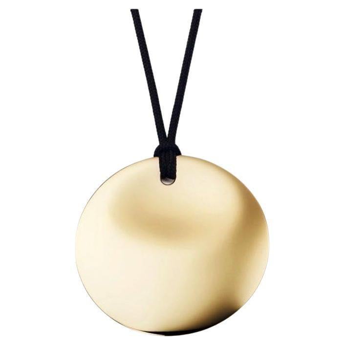 TIFFANY & Co. Elsa Peretti 18K Gold 35mm Round Pendant Necklace