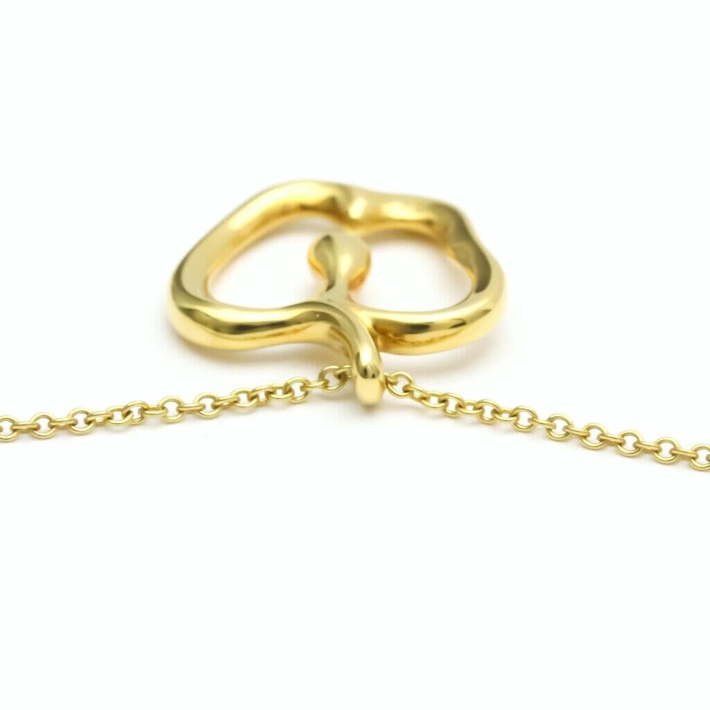 TIFFANY & Co. Elsa Peretti 18K Gold Apple Pendant Necklace For Sale 3