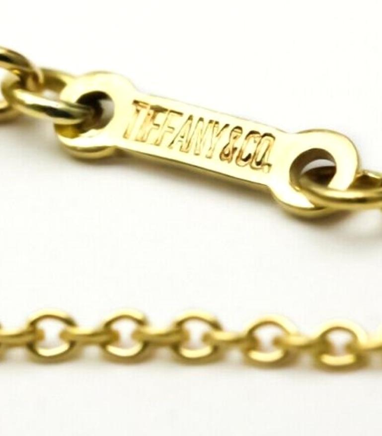 TIFFANY & Co. Elsa Peretti 18K Gold Apple Pendant Necklace For Sale 4