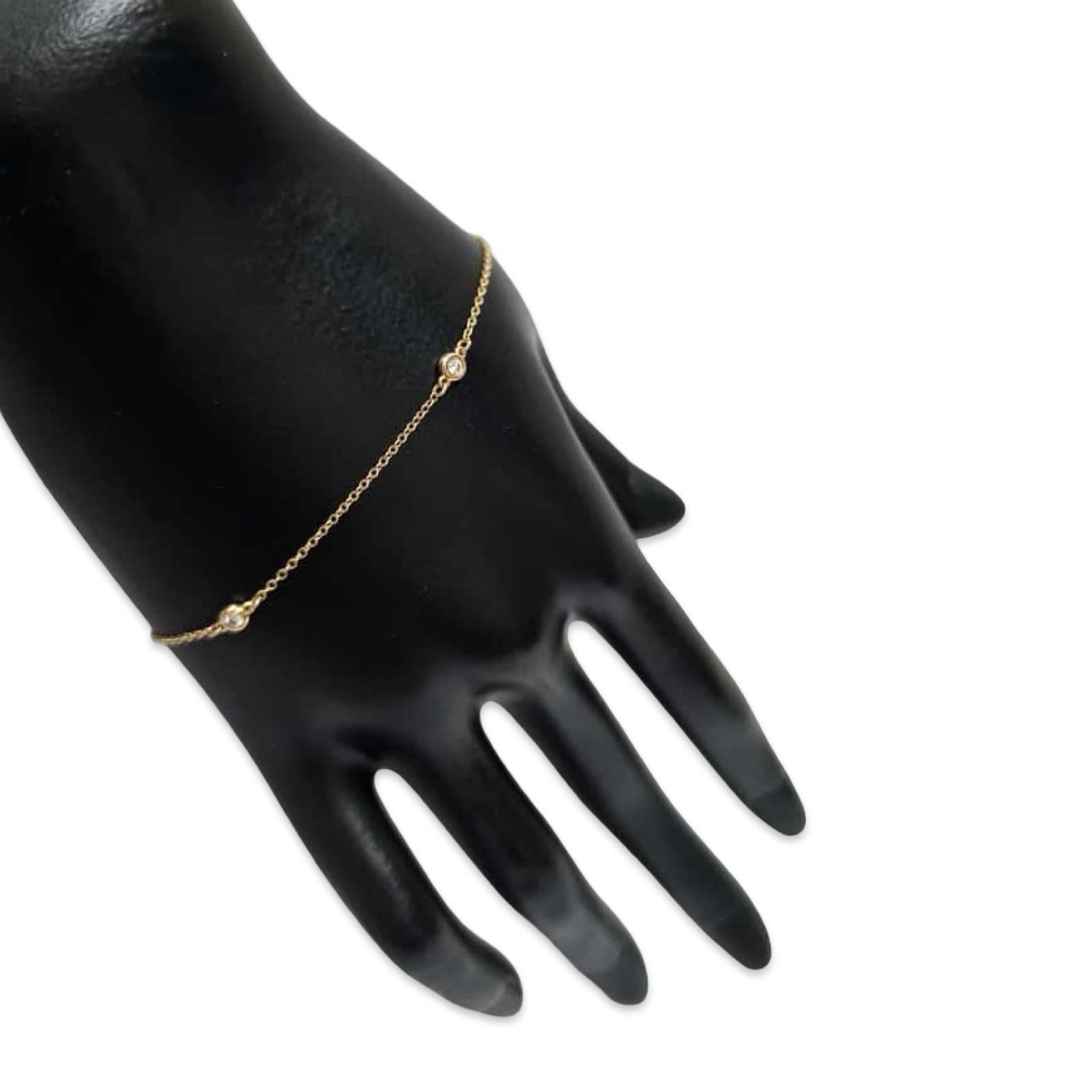 Tiffany & Co. Elsa Peretti - Bracelet en or 18K avec diamants à l'unité en vente 5