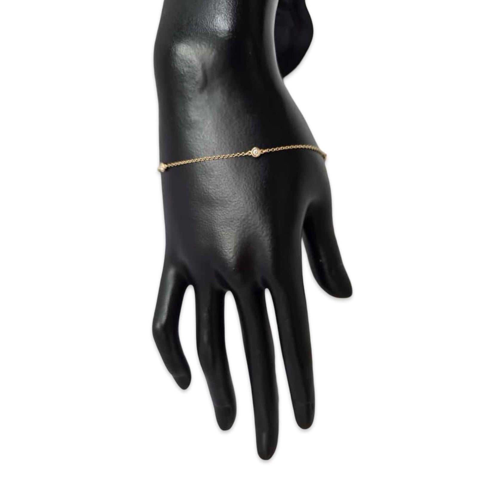 Tiffany & Co. Elsa Peretti - Bracelet en or 18K avec diamants à l'unité en vente 6