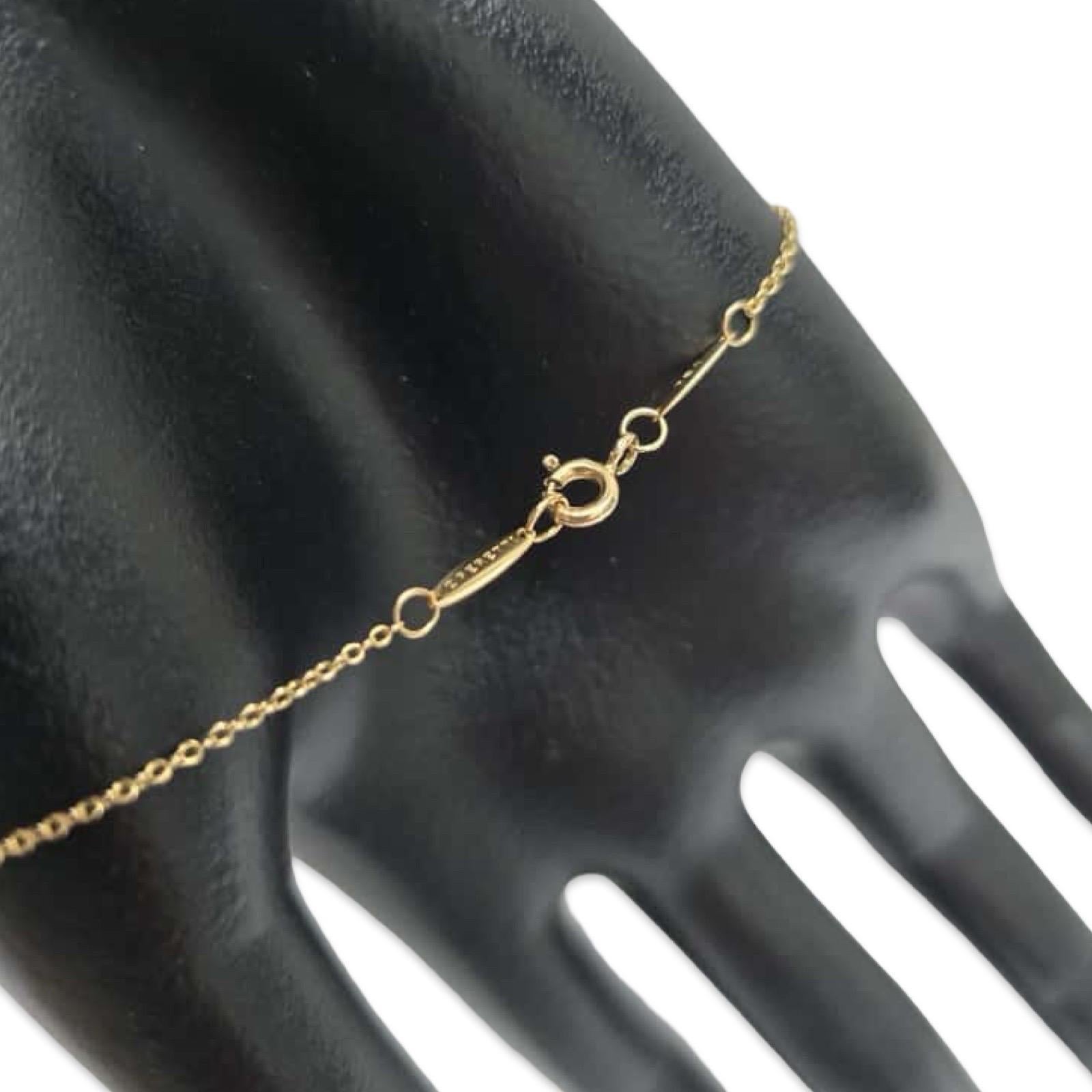 Tiffany & Co. Elsa Peretti - Bracelet en or 18K avec diamants à l'unité en vente 8