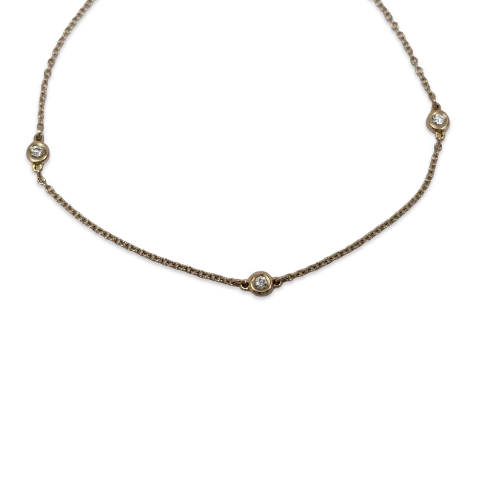 Tiffany & Co. Elsa Peretti - Bracelet en or 18K avec diamants à l'unité en vente 2