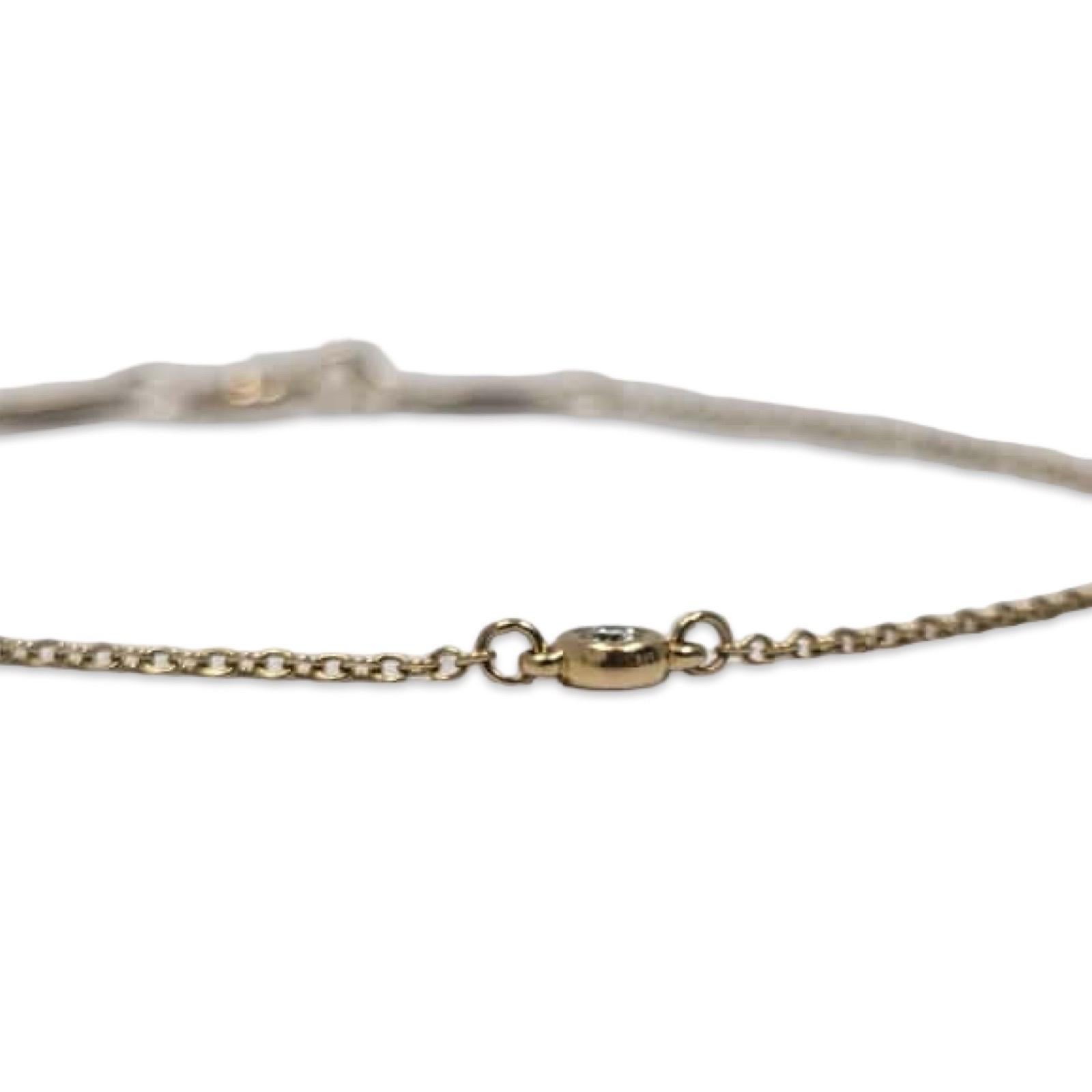 Tiffany & Co. Elsa Peretti - Bracelet en or 18K avec diamants à l'unité en vente 4