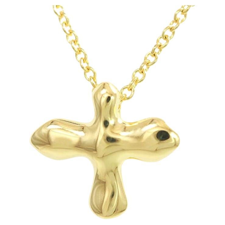 TIFFANY & Co. Elsa Peretti 18K Gold Dove Pendant Necklace For Sale