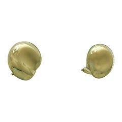 TIFFANY & Co. Elsa Peretti, orecchini a clip a forma libera in oro 18 carati, grande