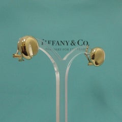 TIFFANY & Co. Elsa Peretti 18K Gold Free Form Earrings