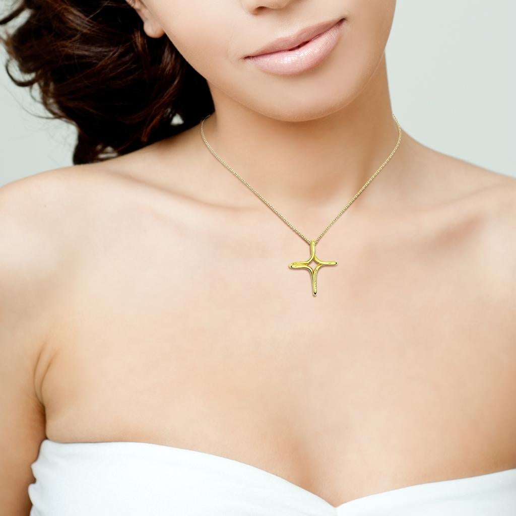 Tiffany infinity shop cross necklace