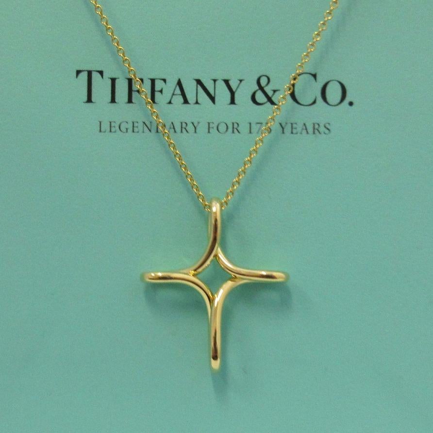 tiffany infinity cross necklace