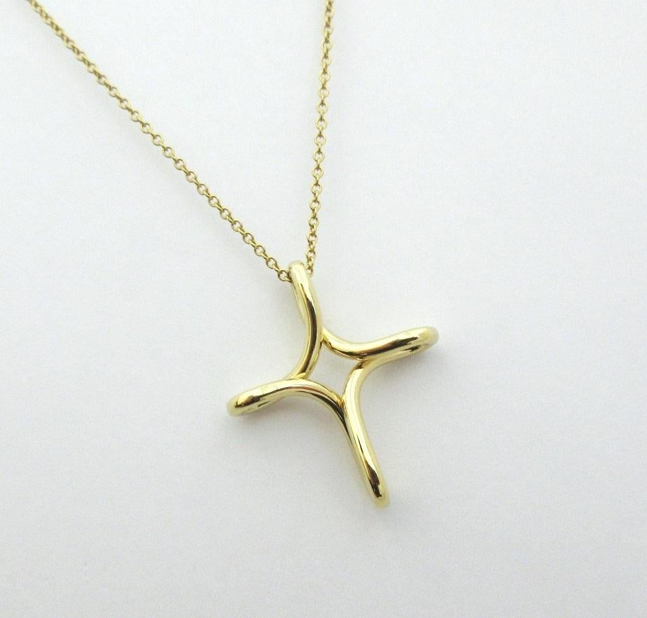 tiffany infinity cross necklace