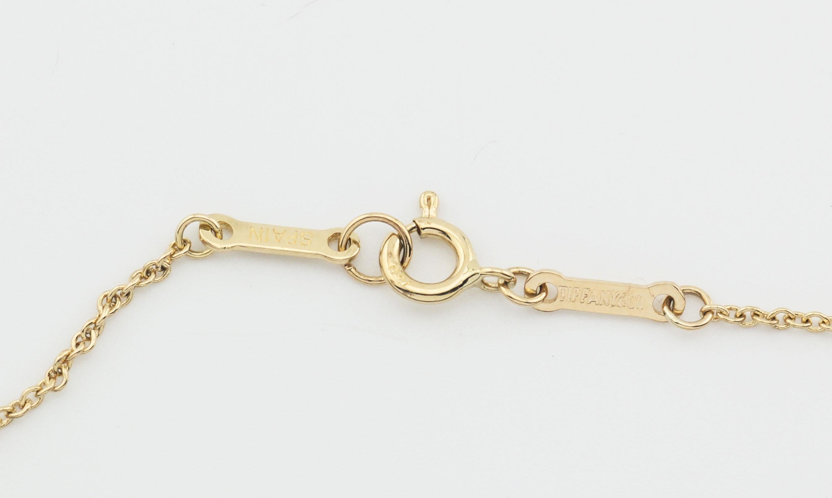 Tiffany & Co. Elsa Peretti 18K Gold  Large (18mm) Star of David Pendant Necklace 1