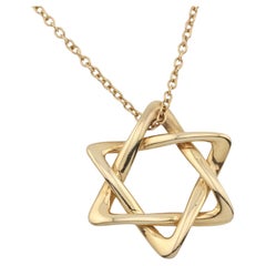 Tiffany
Co. Elsa Peretti 18K Gold Large (18mm) Star of David Pendant Necklace Tiffany
Co. Elsa Peretti 18K Gold Large (18mm) Star of David Pendant Necklace