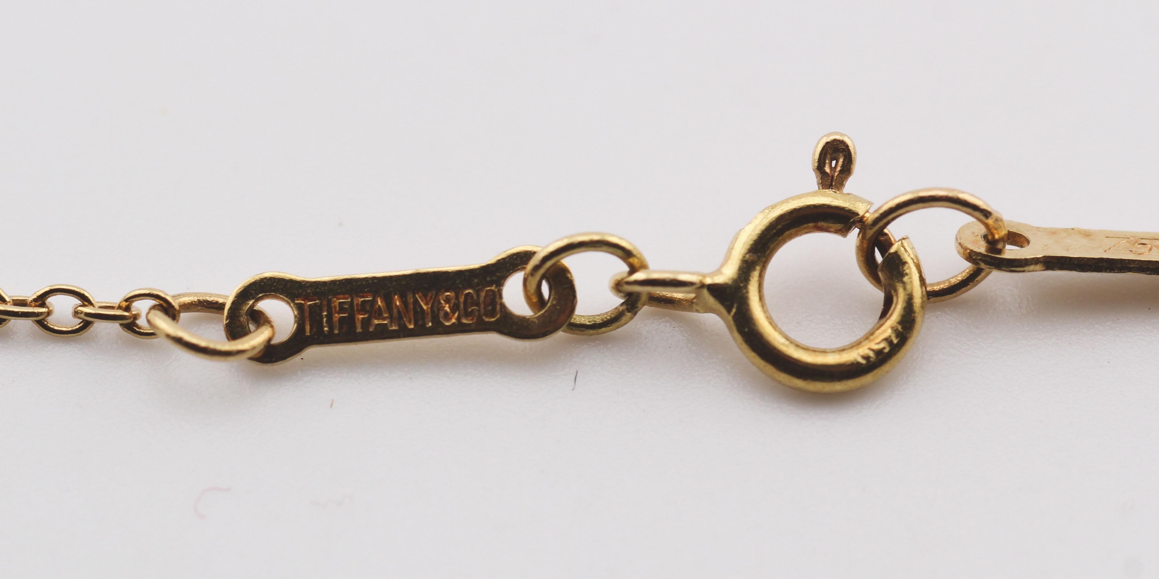 Women's or Men's Tiffany & Co. Elsa Peretti 18K Gold  Large Star of David Pendant Long Necklace