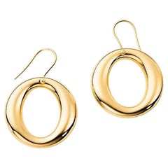 TIFFANY & Co. Elsa Peretti 18K Gold Sevillana Earrings