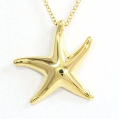 TIFFANY & Co. Elsa Peretti 18K Gold Starfish Pendant Necklace
