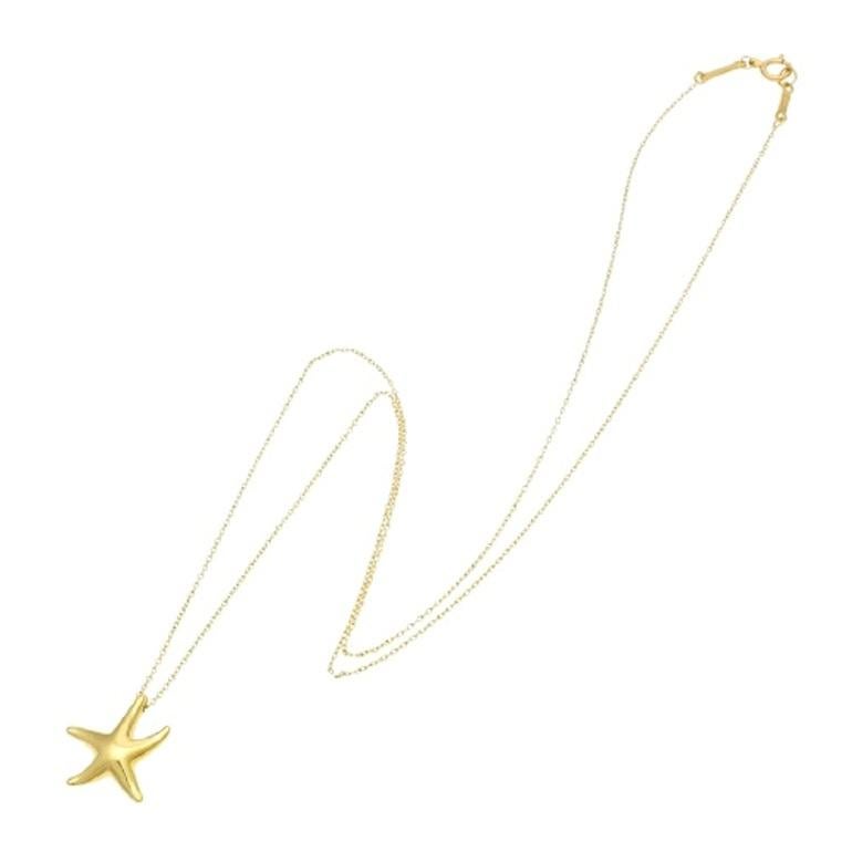 TIFFANY & Co. Collier à pendentif étoile de mer en or 18K Elsa Peretti en vente 3