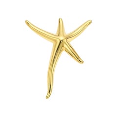 TIFFANY & Co. Elsa Peretti 18K Gold Starfish Pin Brooch Large