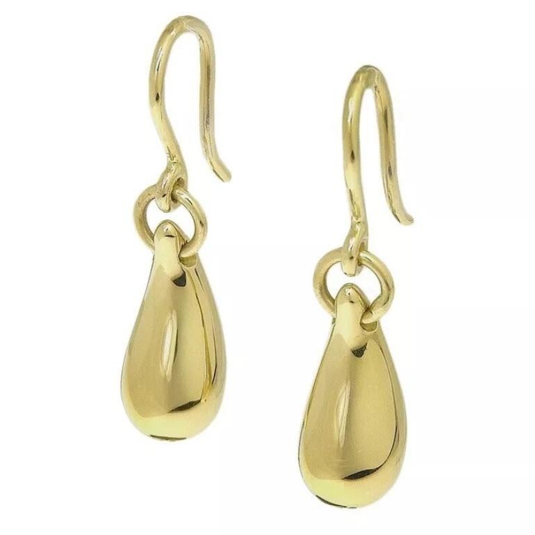 TIFFANY & Co. Elsa Peretti 18K Gold Teardrop Earrings

Metal: 18K gold
Weight: 8.0 grams
Measurement: The earrings are 26mm long, the teardrops are 14mm long
Hallmark: TIFFANY&CO. PERETTI 18K

Authenticity Guaranteed