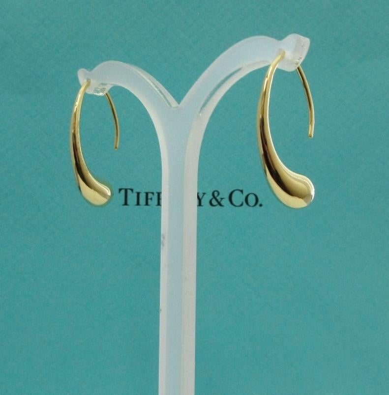 Women's TIFFANY & Co. Elsa Peretti 18K Gold Teardrop Hoop Earrings