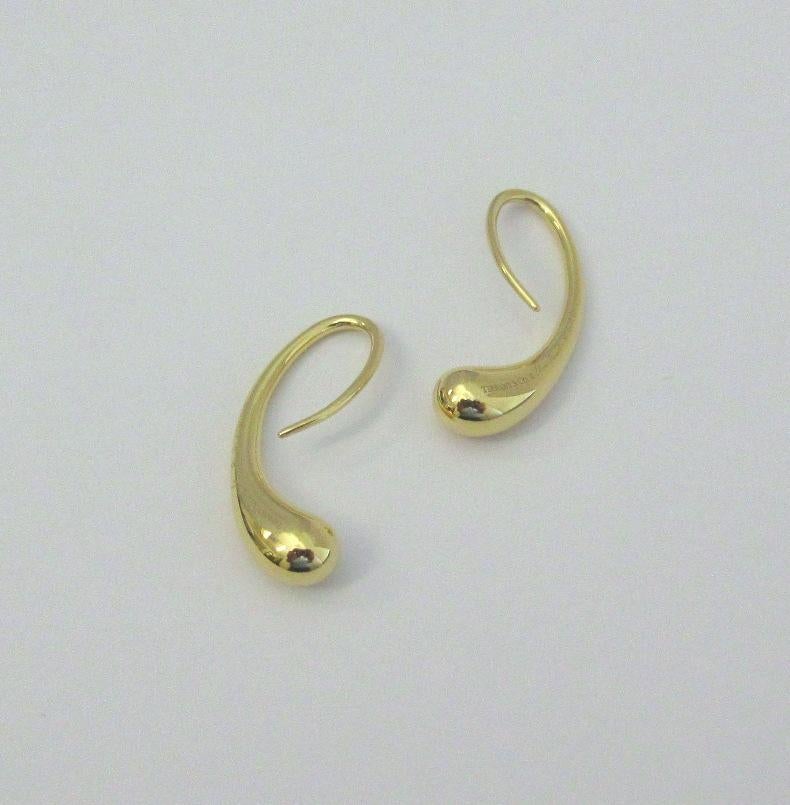 Lost Souls Teardrop hoop earrings in 18K gold plated