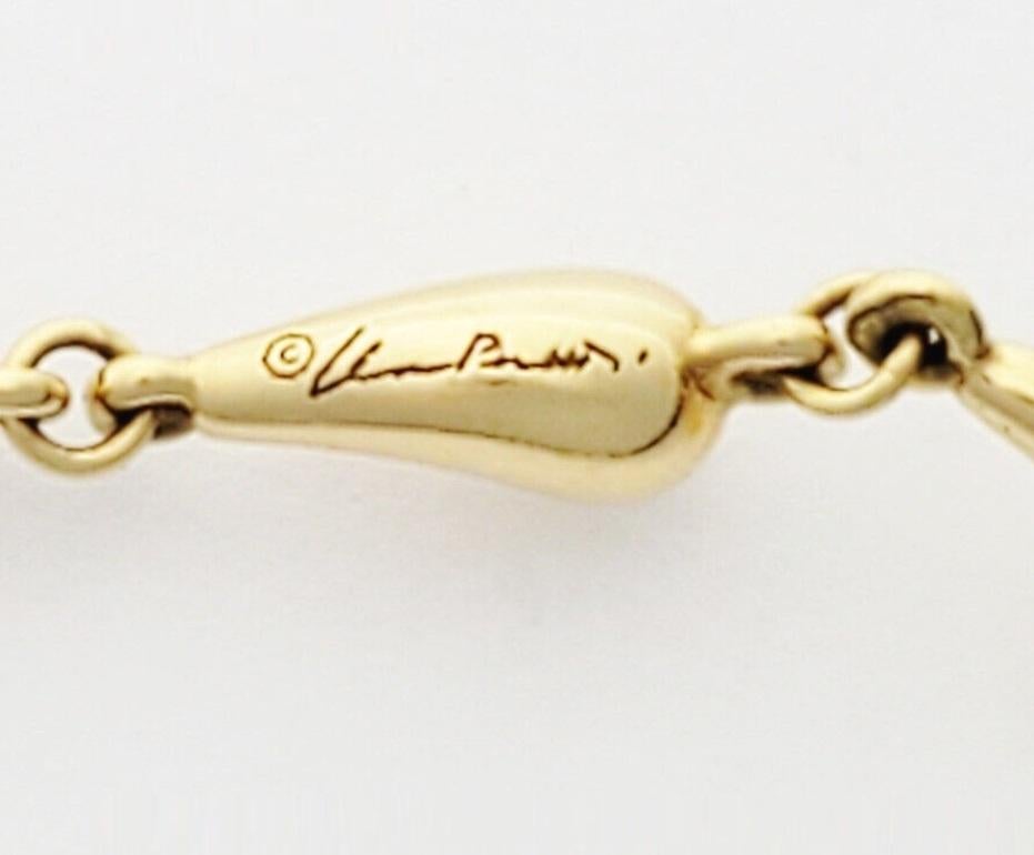 TIFFANY & Co. Elsa Peretti 18K Gold Tropfen-Gliederarmband 7