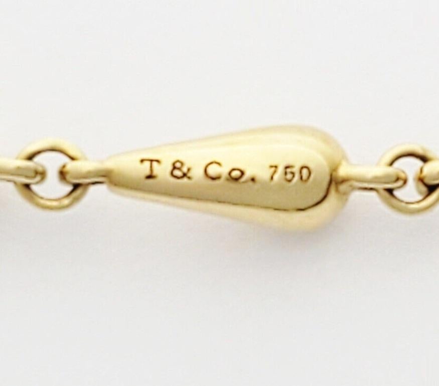 TIFFANY & Co. Elsa Peretti 18K Gold Tropfen-Gliederarmband 7