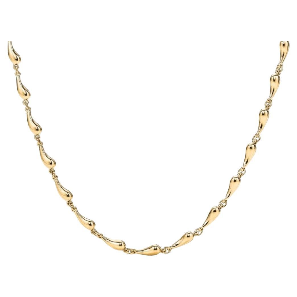 TIFFANY & Co. Elsa Peretti 18K Gold Teardrop Necklace