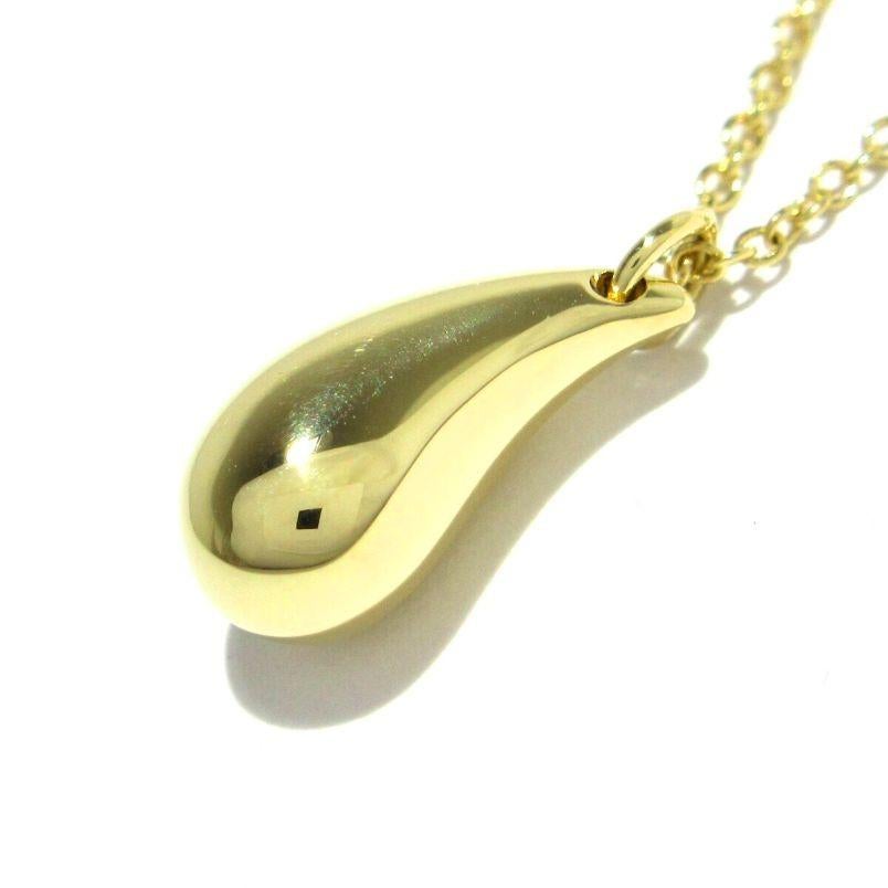 TIFFANY & Co. Elsa Peretti 18K Gold Teardrop Pendant Necklace

Metal: 18K Yellow Gold
Chain: 16