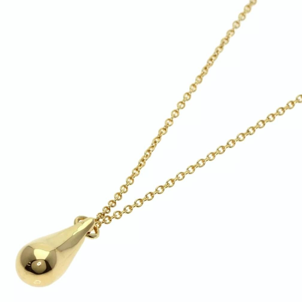 TIFFANY & Co. Elsa Peretti - Collier avec pendentif en forme de goutte en or 18 carats

Métal : Or jaune 18K
Chaîne : 16