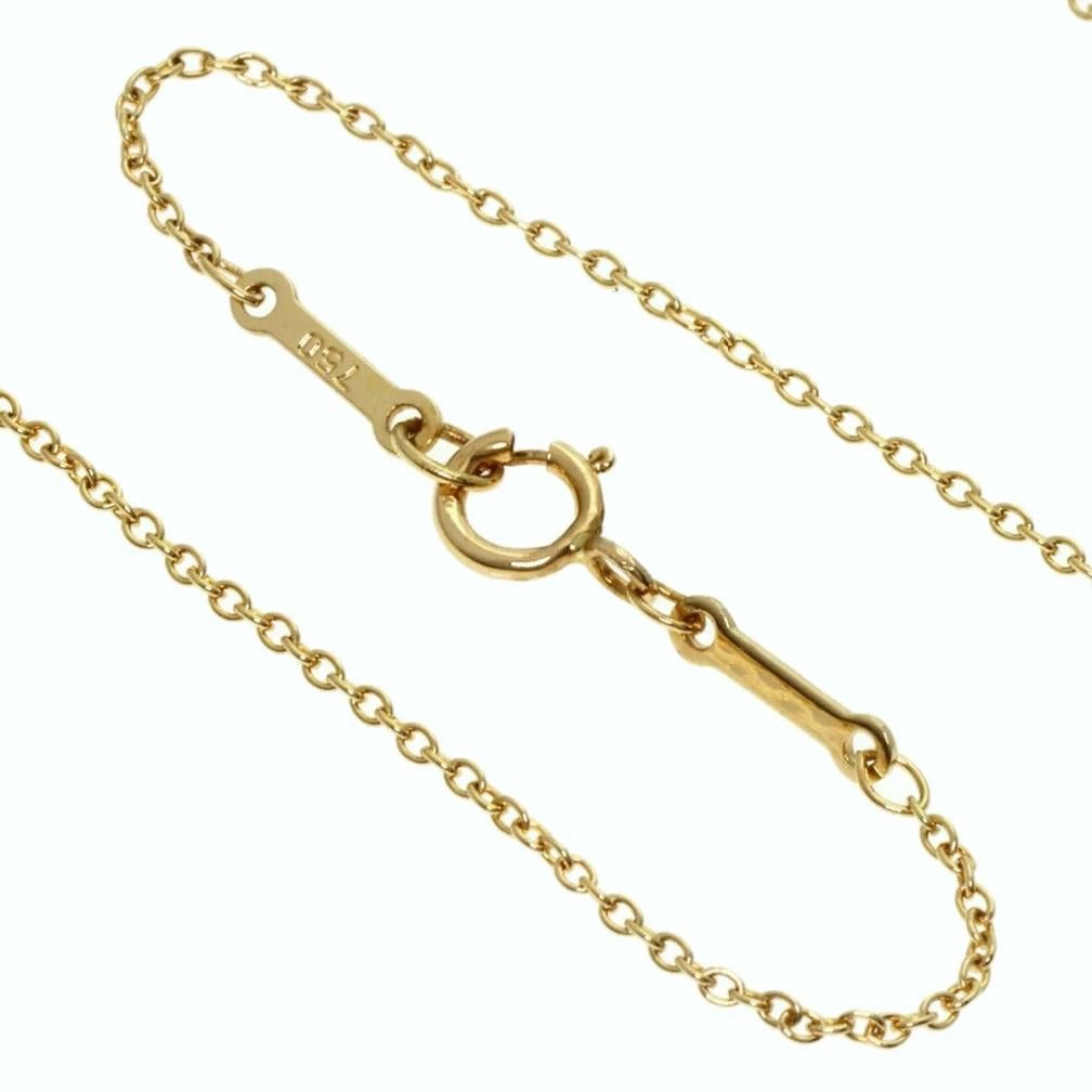 Women's TIFFANY & Co. Elsa Peretti 18K Gold Teardrop Pendant Necklace For Sale