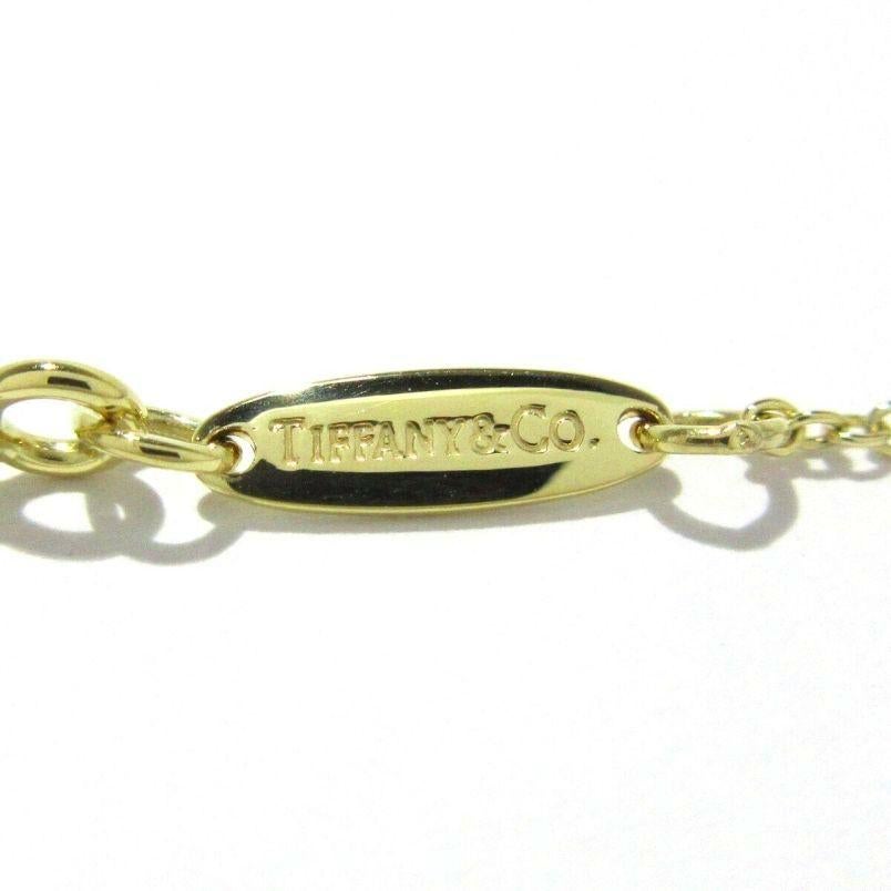 TIFFANY & Co. Elsa Peretti 18K Gold Teardrop Pendant Necklace In Excellent Condition In Los Angeles, CA