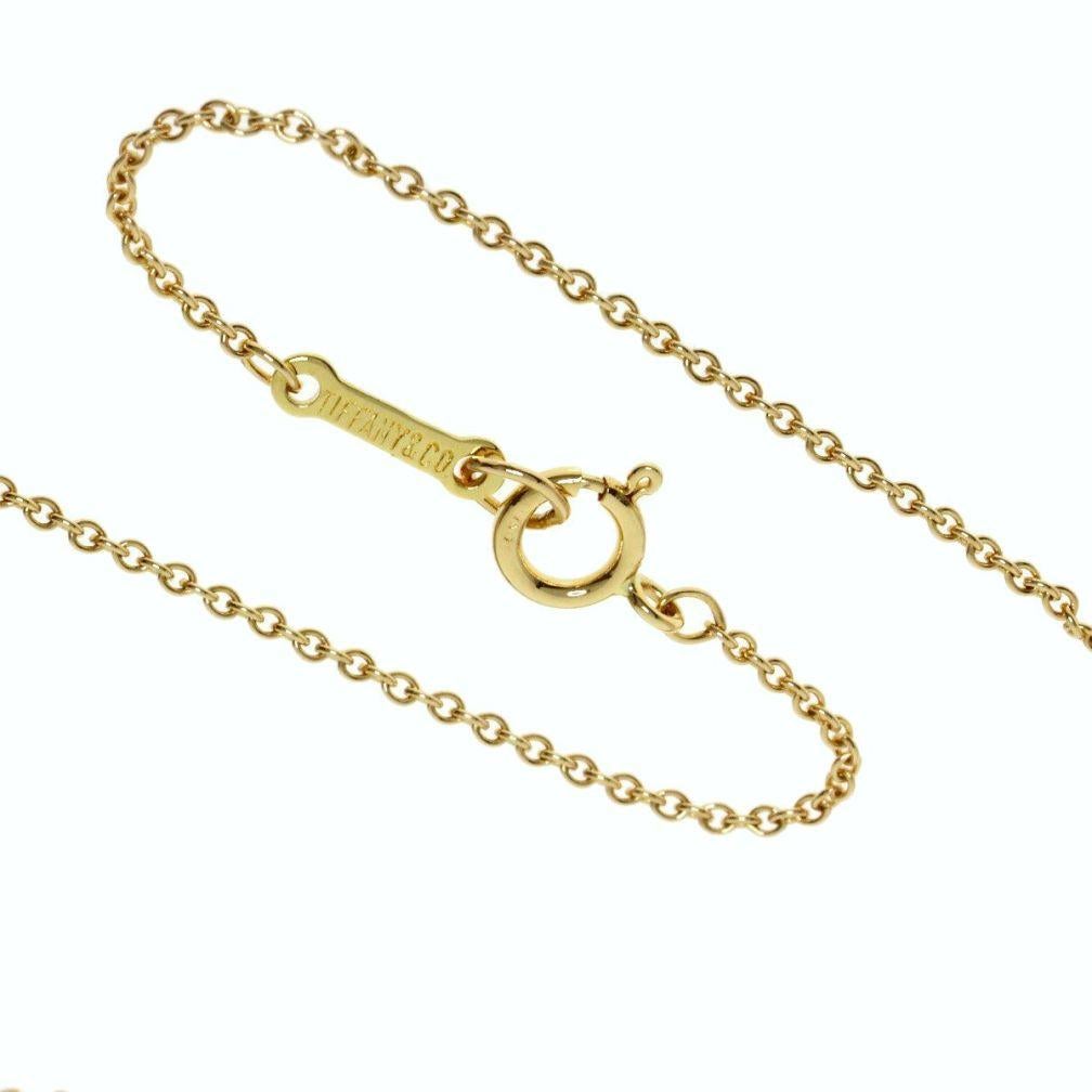 TIFFANY & Co. Elsa Peretti 18K Gold Teardrop Pendant Necklace For Sale 1