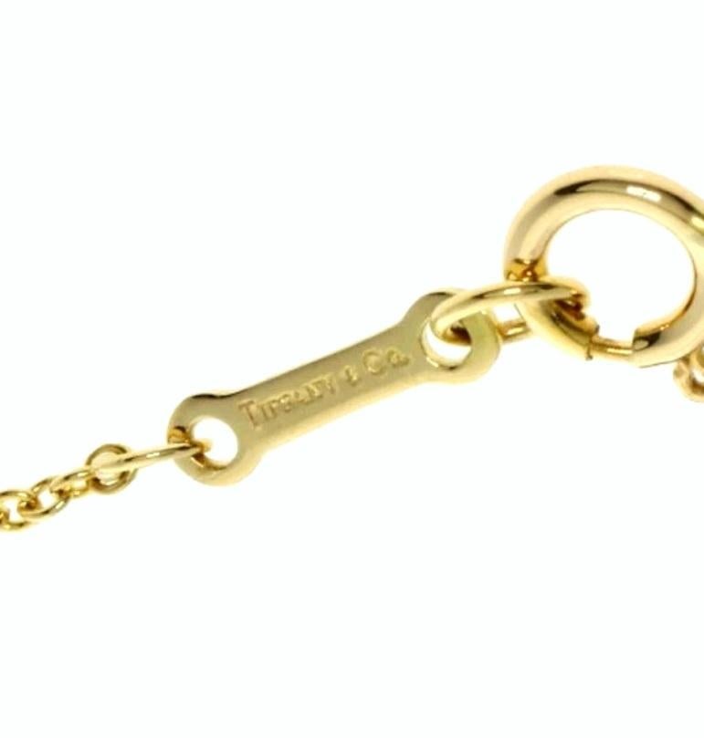 TIFFANY & Co. Elsa Peretti 18K Gold Teardrop Pendant Necklace For Sale 2